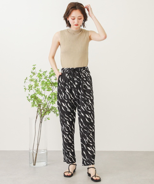 SENSE OF PLACE by URBAN RESEARCH（センスオブプレイスバイアーバンリサーチ）の「アニマルプリントパンツ(ゼブラ)（その他パンツ・レディース・ホワイト系その他/ブラック系その他・ONE）」の16枚目の写真