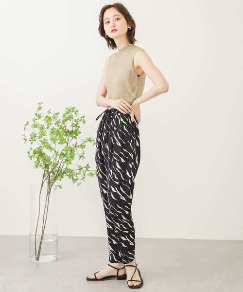 SENSE OF PLACE by URBAN RESEARCH（センスオブプレイスバイアーバンリサーチ）の「アニマルプリントパンツ(ゼブラ)（その他パンツ・レディース・ホワイト系その他/ブラック系その他・ONE）」の17枚目の写真