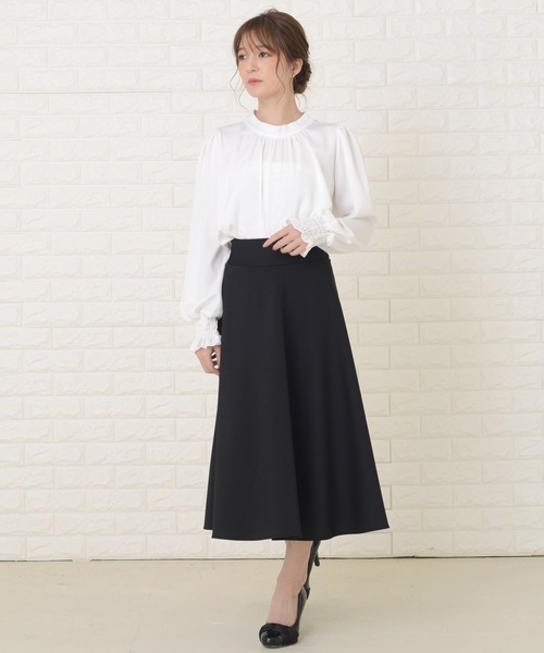 Lace Ladies（レースレディース）の「ミモレ丈フレアAラインスカート（スカート・レディース・ブラック・XL/XXL/L/M/S）」の10枚目の写真