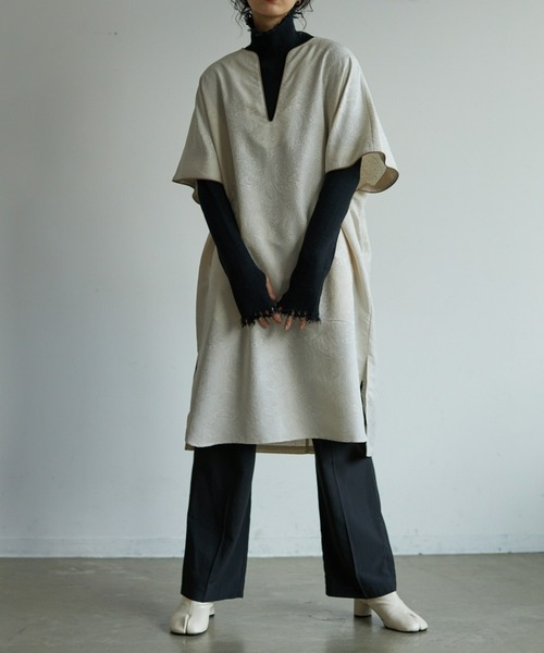 VACANCY（ヴァカンシー）の「ペイズリー柄ワンピース（ワンピース・レディース・グリーン/モカ/ナチュラル・FREE）」の16枚目の写真