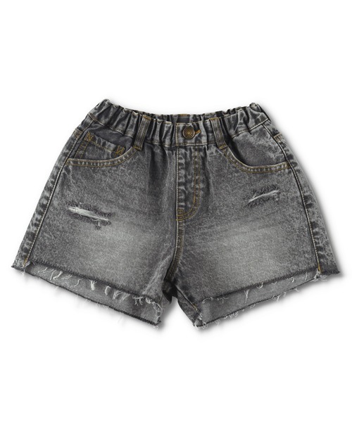 RADCHAP(ラッドチャップ)の「ダメージ加工デニムショートパンツ(デニムパンツ・キッズ・サックスブルー/グレー・120cm/130cm/140cm/150cm/90cm/100cm/110cm)」の7枚目の写真