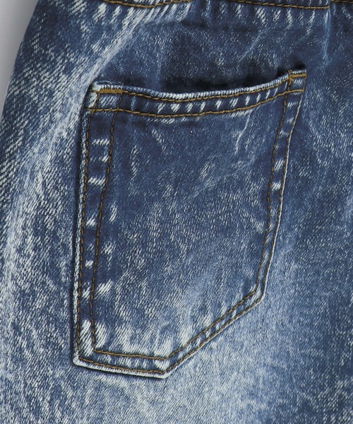 RADCHAP(ラッドチャップ)の「ダメージ加工デニムショートパンツ(デニムパンツ・キッズ・サックスブルー/グレー・120cm/130cm/140cm/150cm/90cm/100cm/110cm)」の6枚目の写真