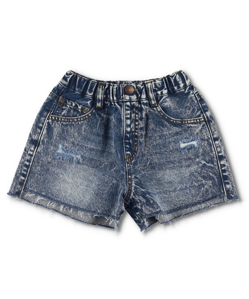 RADCHAP(ラッドチャップ)の「ダメージ加工デニムショートパンツ(デニムパンツ・キッズ・サックスブルー/グレー・120cm/130cm/140cm/150cm/90cm/100cm/110cm)」の18枚目の写真