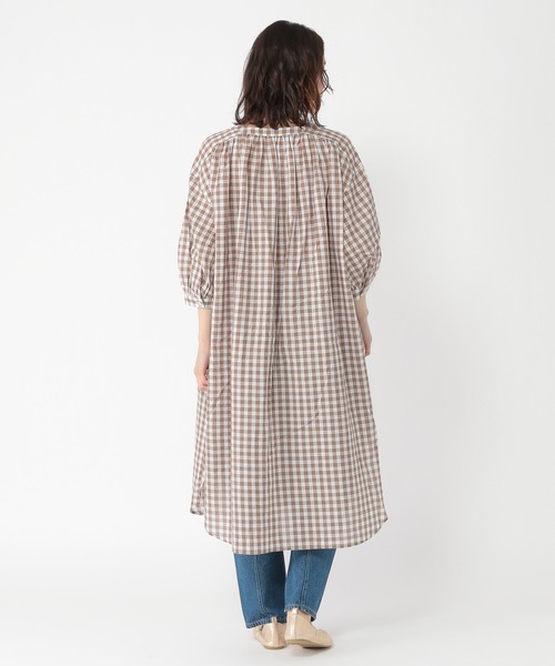 Web限定 スラブギンガムワンピース ワンピース Clip スタディオクリップ のファッション ワンピース Studio Studio セール