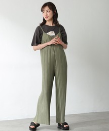 プリーツオールインワン