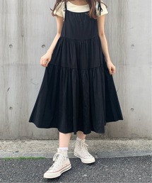 Charles Chaton | ティアードキャミドレス(ワンピース)