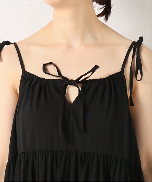 Charles Chaton（シャルルシャトン）の「ティアードキャミドレス（ワンピース・レディース・ホワイト/ブラック・FREE）」の15枚目の写真