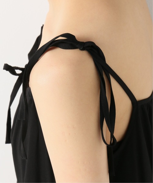 Charles Chaton（シャルルシャトン）の「ティアードキャミドレス（ワンピース・レディース・ホワイト/ブラック・FREE）」の9枚目の写真