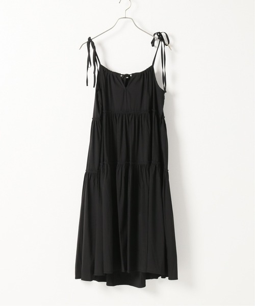 Charles Chaton（シャルルシャトン）の「ティアードキャミドレス（ワンピース・レディース・ホワイト/ブラック・FREE）」の20枚目の写真