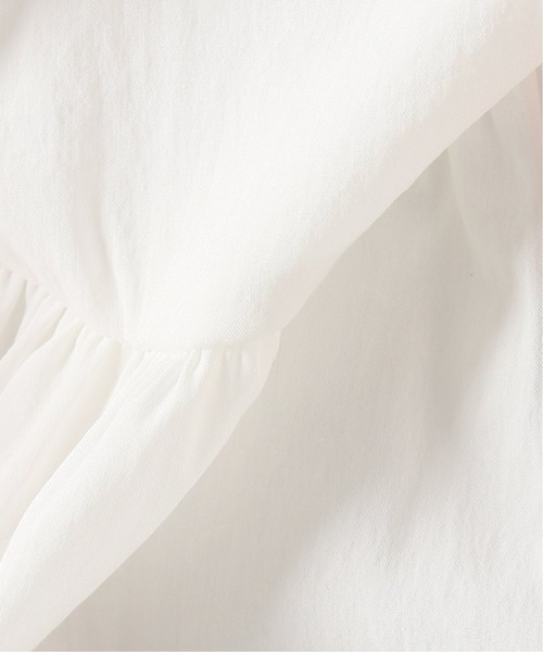 Charles Chaton（シャルルシャトン）の「ティアードキャミドレス（ワンピース・レディース・ホワイト/ブラック・FREE）」の4枚目の写真