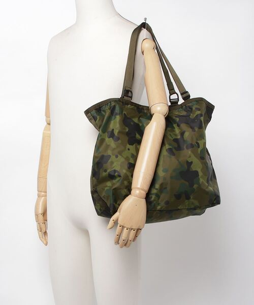 BRIEFING パッカブルトート　カモフラージュ BRIEFING | ブリーフィング Begin別注 packabletote
