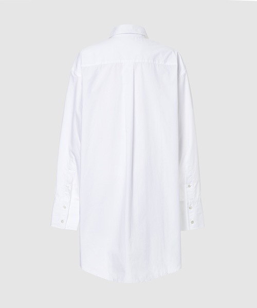JW Anderson(ジェイダブリューアンダーソン)の「OVERSIZE O/W TAPE SHIRT(シャツ/ブラウス・レディース・ホワイト/ブルー系その他・SMALL/MEDIUM)」の3枚目の写真