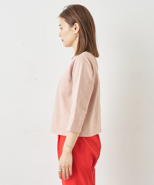 Omekashi(オメカシ)の「バックシャンロンT(Tシャツ/カットソー・レディース・ピンク/オフホワイト/パープル・FREE)」の11枚目の写真