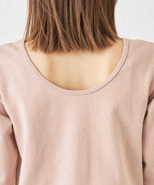 Omekashi(オメカシ)の「バックシャンロンT(Tシャツ/カットソー・レディース・ピンク/オフホワイト/パープル・FREE)」の13枚目の写真