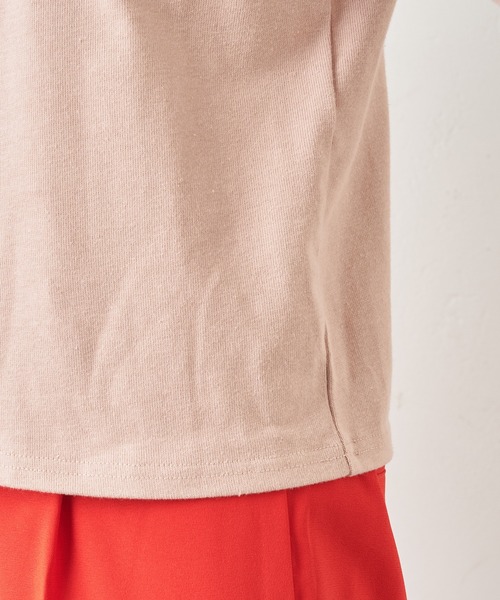 Omekashi(オメカシ)の「バックシャンロンT(Tシャツ/カットソー・レディース・ピンク/オフホワイト/パープル・FREE)」の16枚目の写真