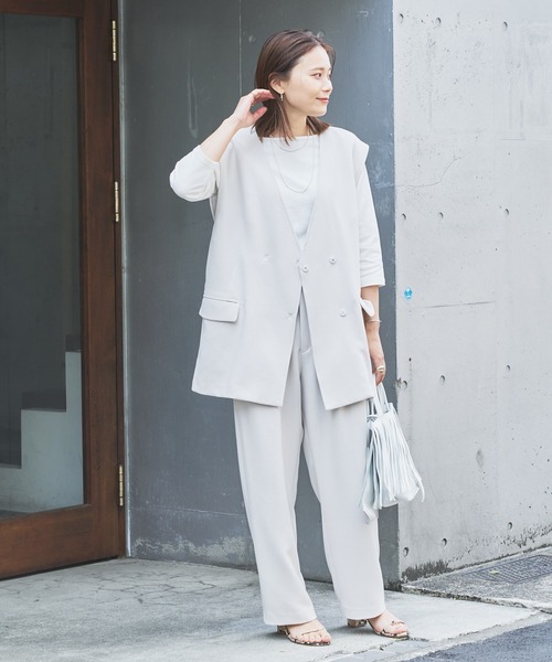 Omekashi(オメカシ)の「バックシャンロンT(Tシャツ/カットソー・レディース・ピンク/オフホワイト/パープル・FREE)」の6枚目の写真