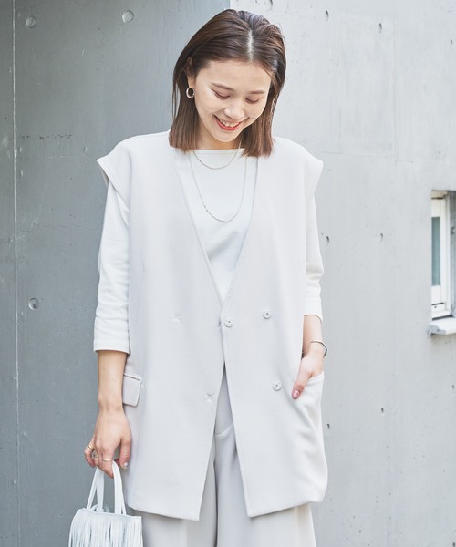 Omekashi(オメカシ)の「バックシャンロンT(Tシャツ/カットソー・レディース・ピンク/オフホワイト/パープル・FREE)」の5枚目の写真