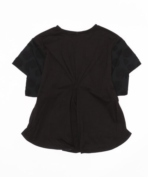 garcon la raison（ギャルソン・ラ・レゾン）の「[130-140]ビッグＴシャツ（Tシャツ/カットソー・キッズ・ブラック/オフホワイト・130cm/140cm）」の3枚目の写真