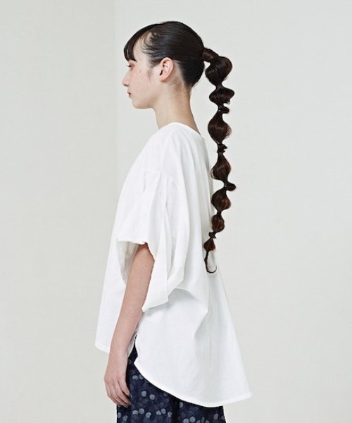 garcon la raison（ギャルソン・ラ・レゾン）の「[130-140]ビッグＴシャツ（Tシャツ/カットソー・キッズ・ブラック/オフホワイト・130cm/140cm）」の4枚目の写真