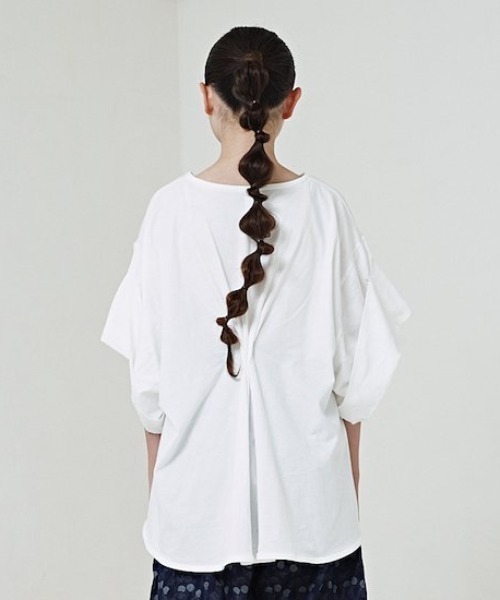 garcon la raison（ギャルソン・ラ・レゾン）の「[130-140]ビッグＴシャツ（Tシャツ/カットソー・キッズ・ブラック/オフホワイト・130cm/140cm）」の5枚目の写真