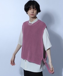 HARE | サイドスリットRINGベスト(HARE)(ニット/セーター)