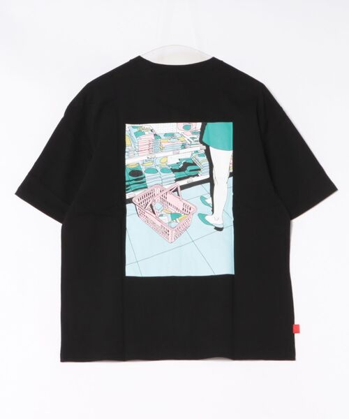 Naked Rust and other POEMS（ネイキッドラストアンドアザーポエムス）の「/Naked Rust and other POEMS/illustration backprint S/S tee（Tシャツ/カットソー・メンズ・ホワイト/ブラック/グリーン・MEDIUM/LARGE）」の15枚目の写真