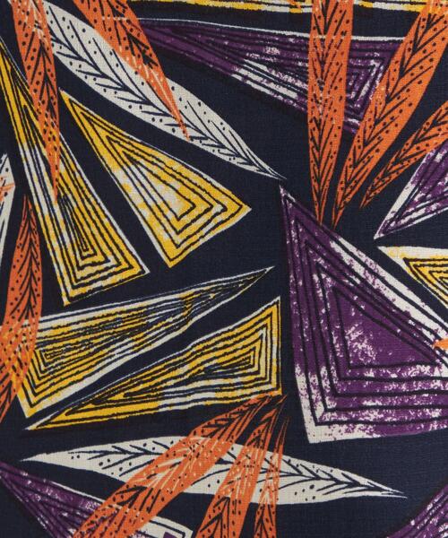 green label relaxing（グリーンレーベルリラクシング）の「CFC バティック プリント タイト スカート（スカート・レディース・ベージュ/ネイビー・FREE）」の9枚目の写真