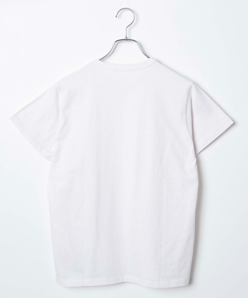 WEGO（ウィゴー）の「WEGO/コットンジャストフィット半袖Tシャツ（Tシャツ/カットソー・レディース・ホワイト/ホワイト系その他5/ブルー系その他5/スミクロ・MEDIUM/SMALL）」の20枚目の写真