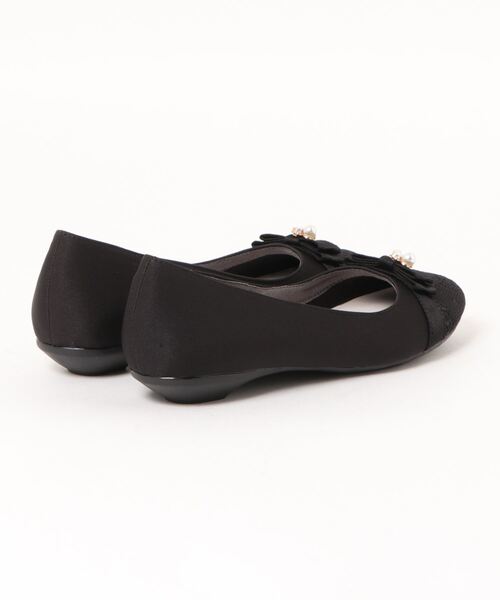 JELLY BEANS（ジェリービーンズ）の「レーストゥバレエパンプス【バレエコア】＜クッション性抜群！歩きやすい！＞【WEB限定】(215-14)JELLY BEANS(ジェリービーンズ)（バレエシューズ・レディース・ブラック/ピンクベージュ/ネイビー/ライトグリーン/ラベンダー/グレイッシュベージュ・22.5/23/24.5/24/23.5）」の11枚目の写真