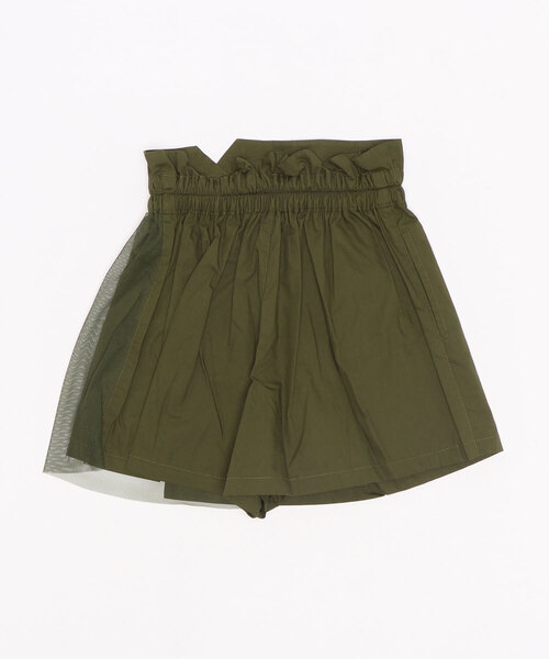 by LOVEiT（バイラビット）の「チュールオーバーキュロット（その他パンツ・キッズ・ブラック/カーキ/エメラルド・120cm/130cm/140cm/150cm/160cm）」の14枚目の写真