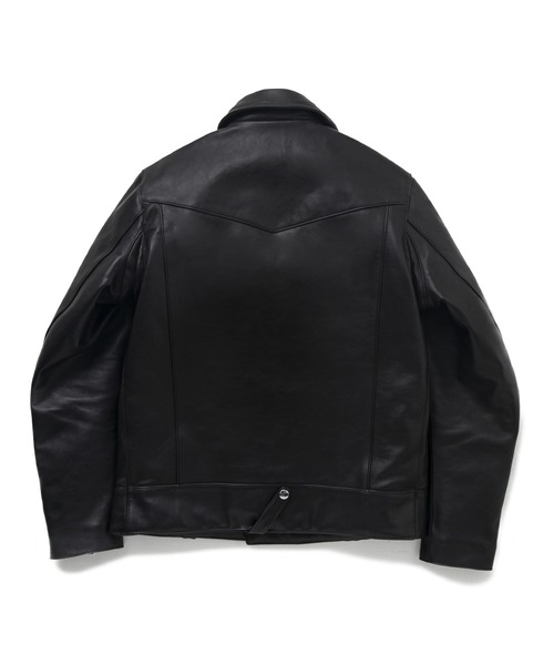 BEDWIN & THE HEARTBREAKERS（ベドウィン アンド ザ ハートブレイカーズ）の「DOUBLE RIDERS JACKET "BUSHER"（ライダースジャケット・メンズ・ブラック・SMALL/MEDIUM/LARGE）」の3枚目の写真