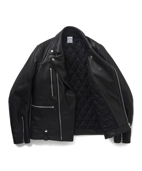 BEDWIN & THE HEARTBREAKERS（ベドウィン アンド ザ ハートブレイカーズ）の「DOUBLE RIDERS JACKET "BUSHER"（ライダースジャケット・メンズ・ブラック・SMALL/MEDIUM/LARGE）」の4枚目の写真