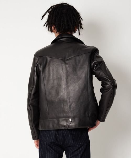 BEDWIN & THE HEARTBREAKERS（ベドウィン アンド ザ ハートブレイカーズ）の「DOUBLE RIDERS JACKET "BUSHER"（ライダースジャケット・メンズ・ブラック・SMALL/MEDIUM/LARGE）」の7枚目の写真