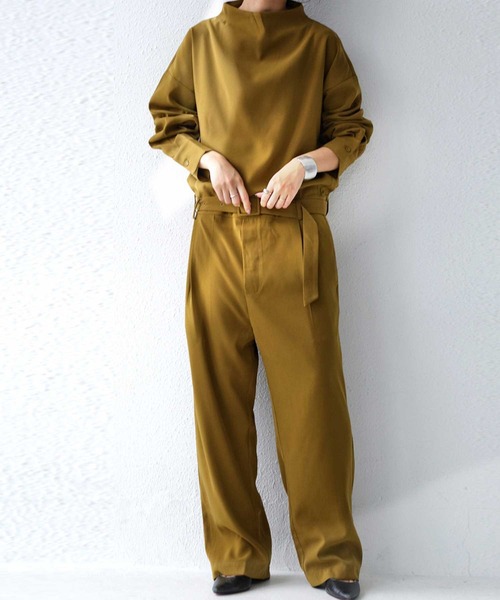 antiqua（アンティカ）の「ジャンプスーツ（つなぎ/オールインワン・レディース・マスタード/ブラック・FREE）」の12枚目の写真