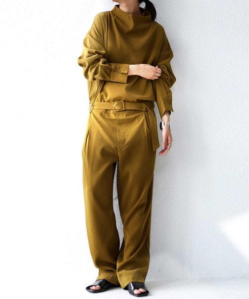 antiqua（アンティカ）の「ジャンプスーツ（つなぎ/オールインワン・レディース・マスタード/ブラック・FREE）」の22枚目の写真