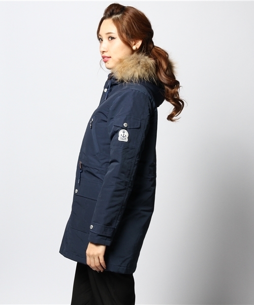 ROSE BUD（ローズバッド）の「(FIDELITY/ROSE BUD) F14F0-12RB 60/40 BOA HOODED COAT WITH FUR（その他アウター・レディース・ブラック/タン/ダークグリーン/ネイビー・S/M）」の11枚目の写真