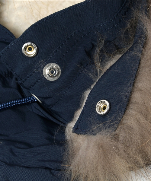 ROSE BUD（ローズバッド）の「(FIDELITY/ROSE BUD) F14F0-12RB 60/40 BOA HOODED COAT WITH FUR（その他アウター・レディース・ブラック/タン/ダークグリーン/ネイビー・S/M）」の16枚目の写真