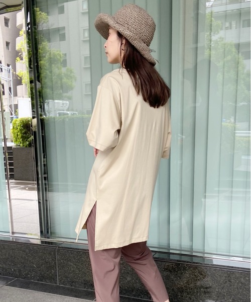 AZUL ENCANTO（アズールエンカント）の「ナチュラルハット　シンプル細編み（ハット・レディース・ブラウン/ライトベージュ・FREE）」の12枚目の写真