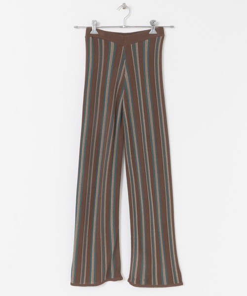 KBF（ケイビーエフ）の「マルチストライプニットパンツ（その他パンツ・レディース・ブラウン/オレンジ/パープル系その他・ONE）」の18枚目の写真