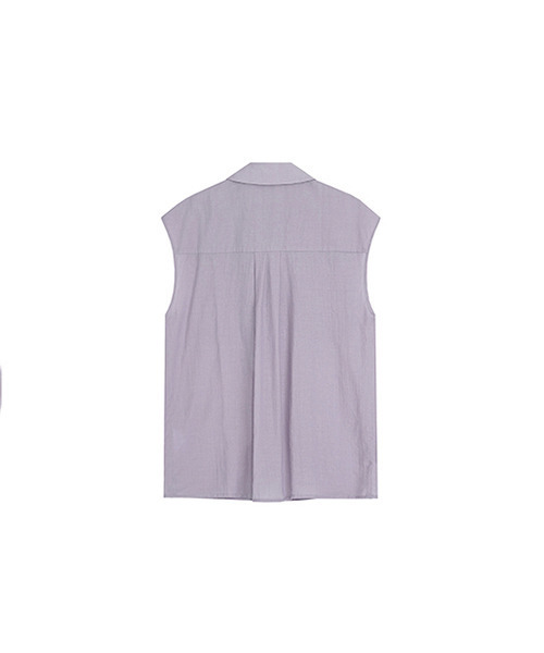 UNSPOKEN(アンスポクン)の「【UNSPOKEN】Solid pocket shirt UX21S069(シャツ/ブラウス・レディース・ライトパープル・S/M)」の8枚目の写真