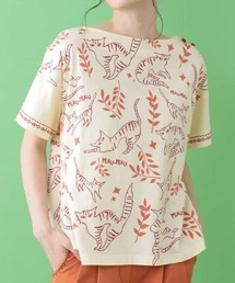 Gato nocturno プリントTシャツ