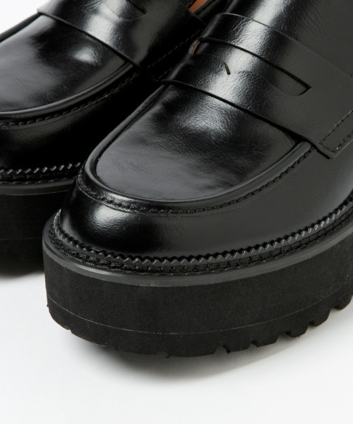 LOWRYS FARM（ローリーズファーム）の「アツゾコヒールローファー　957923（スニーカー・レディース・ダークブラウン/ブラック・LARGE/MEDIUM）」の12枚目の写真