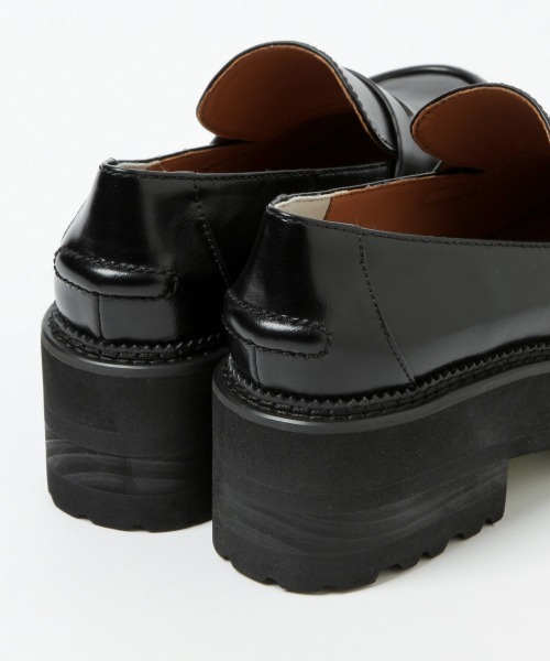 LOWRYS FARM（ローリーズファーム）の「アツゾコヒールローファー　957923（スニーカー・レディース・ダークブラウン/ブラック・LARGE/MEDIUM）」の4枚目の写真