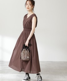 N.（N. Natural Beauty Basic） | 【S Size Line】◆コットンローンバックボタンワンピース(ワンピース)