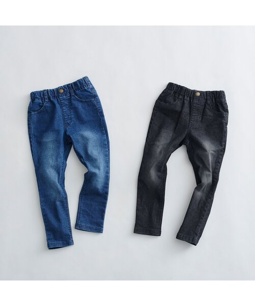 BREEZE(ブリーズ)の「/もっとスキニーデニムパンツ 10分丈(その他パンツ・キッズ・ブラック/ネイビー・90/100/110/120/80/130/140/150)」の11枚目の写真