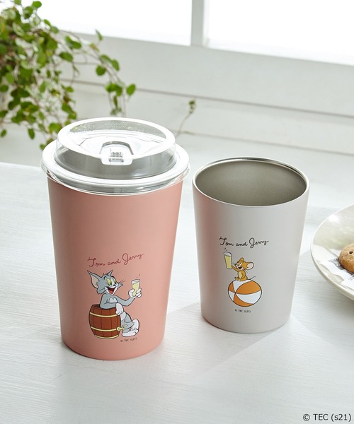 Tom＆Jerry（トムアンドジェリー）の「【公式】トムとジェリー　保温保冷マグ M（グラス/マグカップ/タンブラー・レディース・ピンク・FREE）」の4枚目の写真