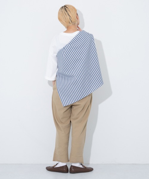 kutir(クティール)の「アソートプリントTシャツ(Tシャツ/カットソー・レディース・チャコールグレー/オフホワイト/イエロー/オレンジ/グリーン/ダークグレー/オートミール・FREE)」の12枚目の写真