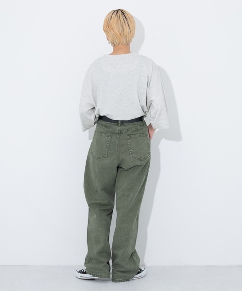 kutir(クティール)の「アソートプリントTシャツ(Tシャツ/カットソー・レディース・チャコールグレー/オフホワイト/イエロー/オレンジ/グリーン/ダークグレー/オートミール・FREE)」の17枚目の写真