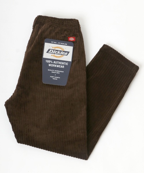 Dickies(ディッキーズ)の「Dickies/ディッキーズ コーデュロイ ワイドテーパード イージーパンツ/シェフパンツ(その他パンツ・メンズ・ブラック/ベージュ/カーキ/ブラウン・M/L/XL)」の2枚目の写真