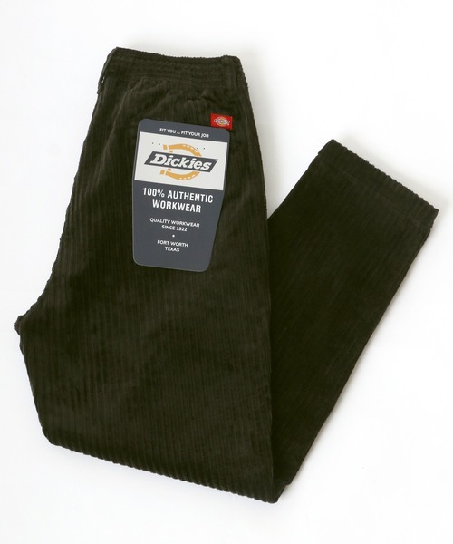 Dickies(ディッキーズ)の「Dickies/ディッキーズ コーデュロイ ワイドテーパード イージーパンツ/シェフパンツ(その他パンツ・メンズ・ブラック/ベージュ/カーキ/ブラウン・M/L/XL)」の4枚目の写真